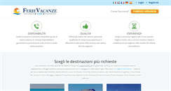 Desktop Screenshot of ferievacanze.com
