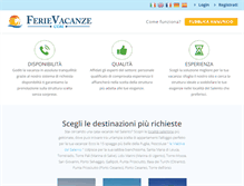 Tablet Screenshot of ferievacanze.com